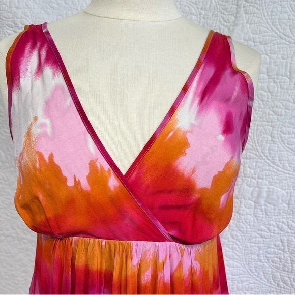 Inc Womens Tie Dye Boho Beach Sleeveless Maxi Dress, Size 4p - Picture 3 of 11